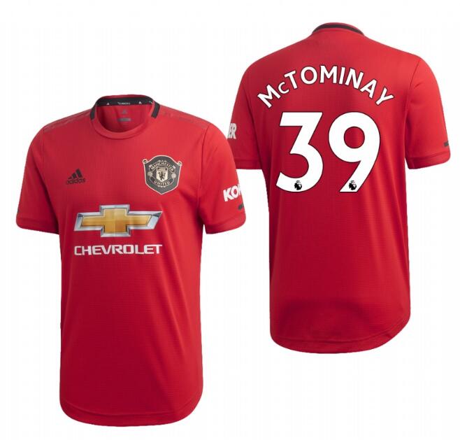 Men's Manchester United #39 Scott Mctominay Red 2019 Soccer Club Home Jersey